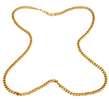 9ct gold 5.7g 20 inch/hollow curb Chain